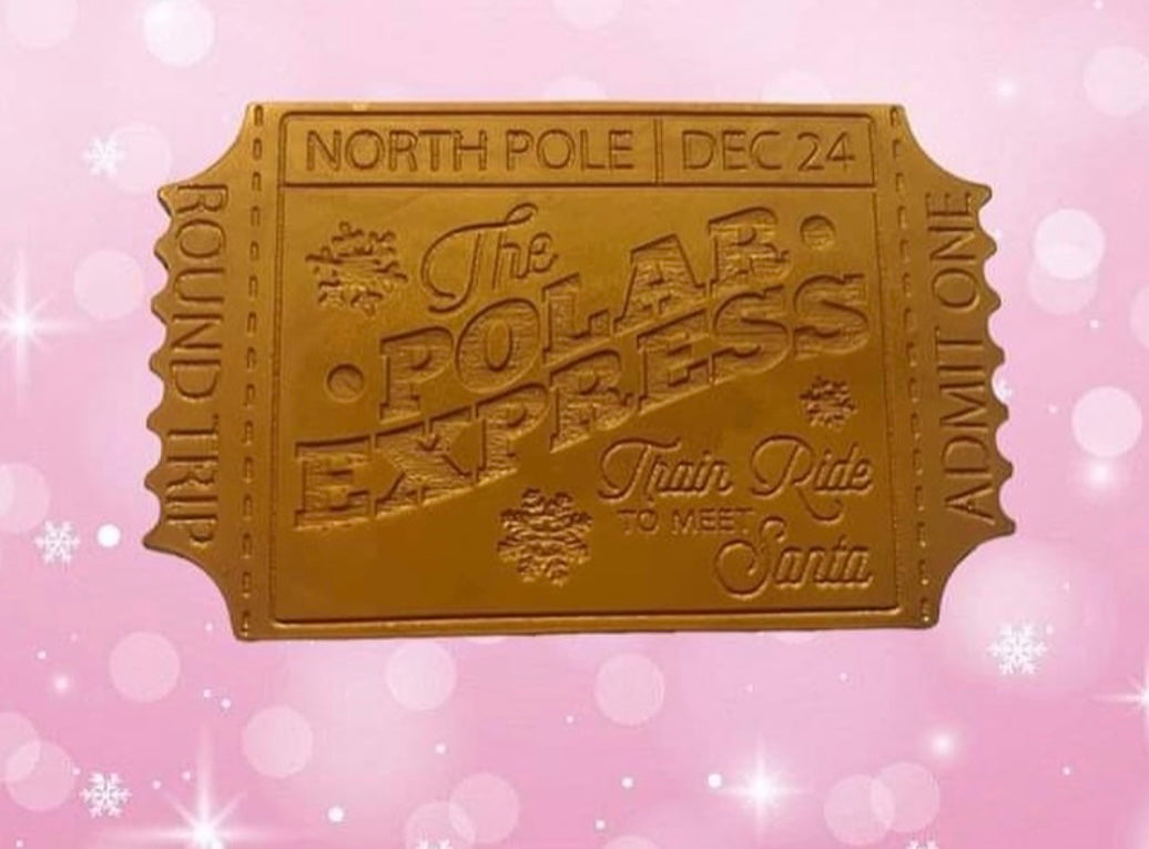 Polar Express Ticket Wax Melt (Gingerbread Scent)